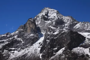 Mount Khumbi Yul Lha also named Khumbila - God in the Sherpa culture